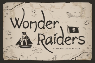 Wonder Raiders - Pirate Display Font Font Download