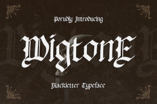 Wigtone - Blackletter Typeface Font Download