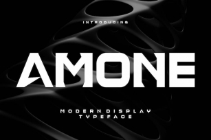 AMONE Modern Display Typeface Font Download