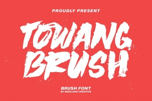 Towang Brush Font Font Download