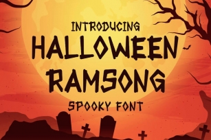 Halloween Ramsong - Spooky Font Font Download