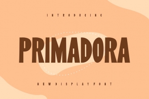Primadora Font Font Download