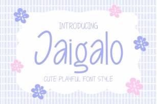 Jaigalo  Decorative Font Font Download