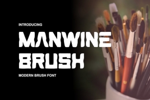 Manwine Brush Fonts Font Download
