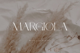 Margiola | Modern Serif Font Download