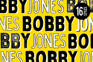 Bobby Jones – 16 Quirky Handwritten Fonts Font Download