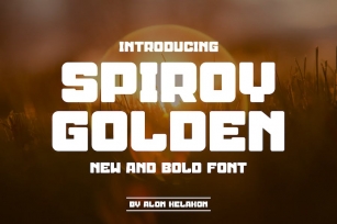 Spiroy Golden Font Download