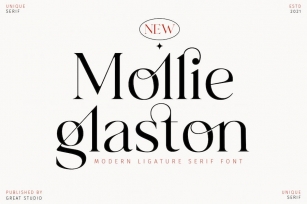 Mollie Glaston-Modern Ligature Serif Font Download
