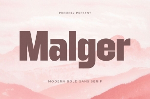 Malger - Modern Sans Serif Font Download