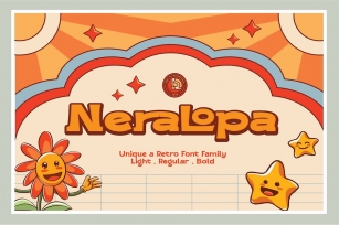 NERALOPA - Retro Font Font Download