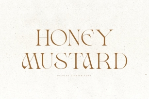 Honey Mustard | Display Stylish Font Download