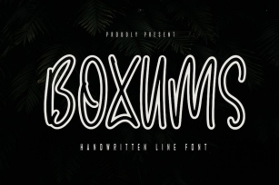 Boxums - Handwritten Font Font Download