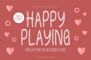 Happy Playing - Display Font Font Download
