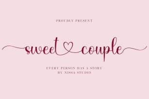 Sweet Couple - A Lovely Script Font Font Download