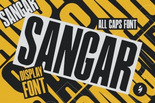 Sangar - Sporty Display Font Font Download