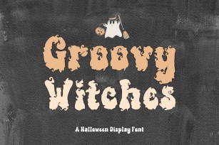 Groovy Witches Halloween Display Font Font Download