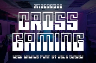 Cross Gaming Font Font Download