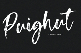 Puighut Brush Font Download