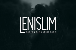 Lenislim - Modern Sans Serif Font Font Download