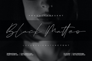 Black Matteo Font Download