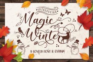 Magic Winter - Modern Calligraphy Font Download