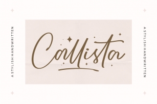 Callista Script Font Font Download