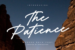 The patience Modern Bold Font Font Download