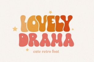 Lovely Drama Retro Font Font Download