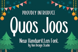 Quos Joos - Handwritten Font Font Download