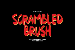 Scrambled - Handwritten Brush Font Download