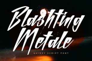 Blashting Metale Quirky Script Font Font Download
