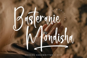 Basteranie Mondisha Modern Handwritten Script Font Download