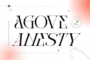Agove Anesty - Luxury Font Font Download