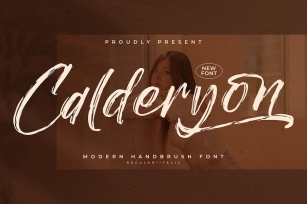 Calderyon Modern Handbrush Font Font Download