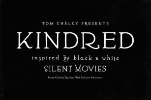 Kindred - Quirky Vintage Typeface Font Download