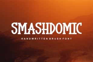 Smashdomic - modern font Font Download