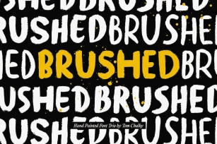 Brushed TC – Brush Font Trio Font Download