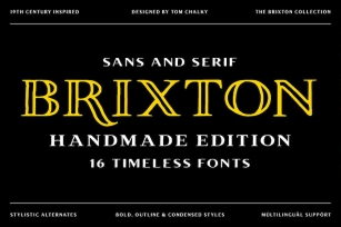 TC Brixton Handmade Font Download