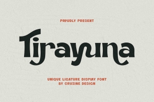 Tirayuna Bold Retro Serif Font Download