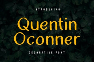 Quentin Oconner Font Download