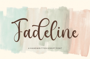 Fadeline Script Font Font Download