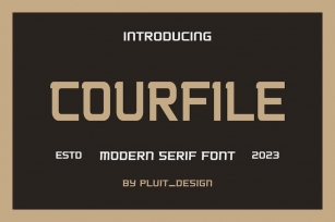 Courfile Font Font Download