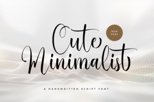 Cute Minimalist Script Font Font Download