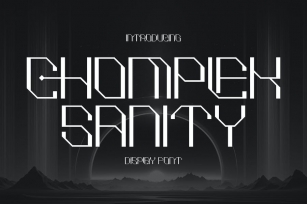 Chomplex Sanity Display Font Font Download
