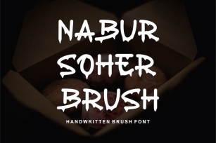 NaburSoherBrush - Font Font Download