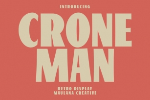 Croneman Retro Display Font Font Download