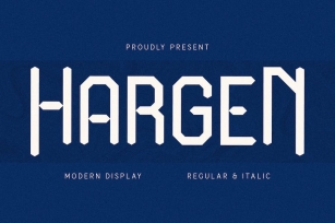 Hargen Modern Display Font Font Download