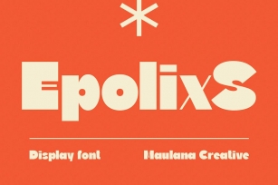 Epolixs Display Font Font Download
