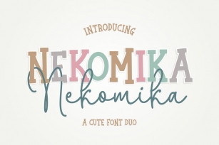 Nekomika Font Duo Font Download