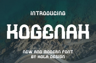 Kogenah Font Font Download